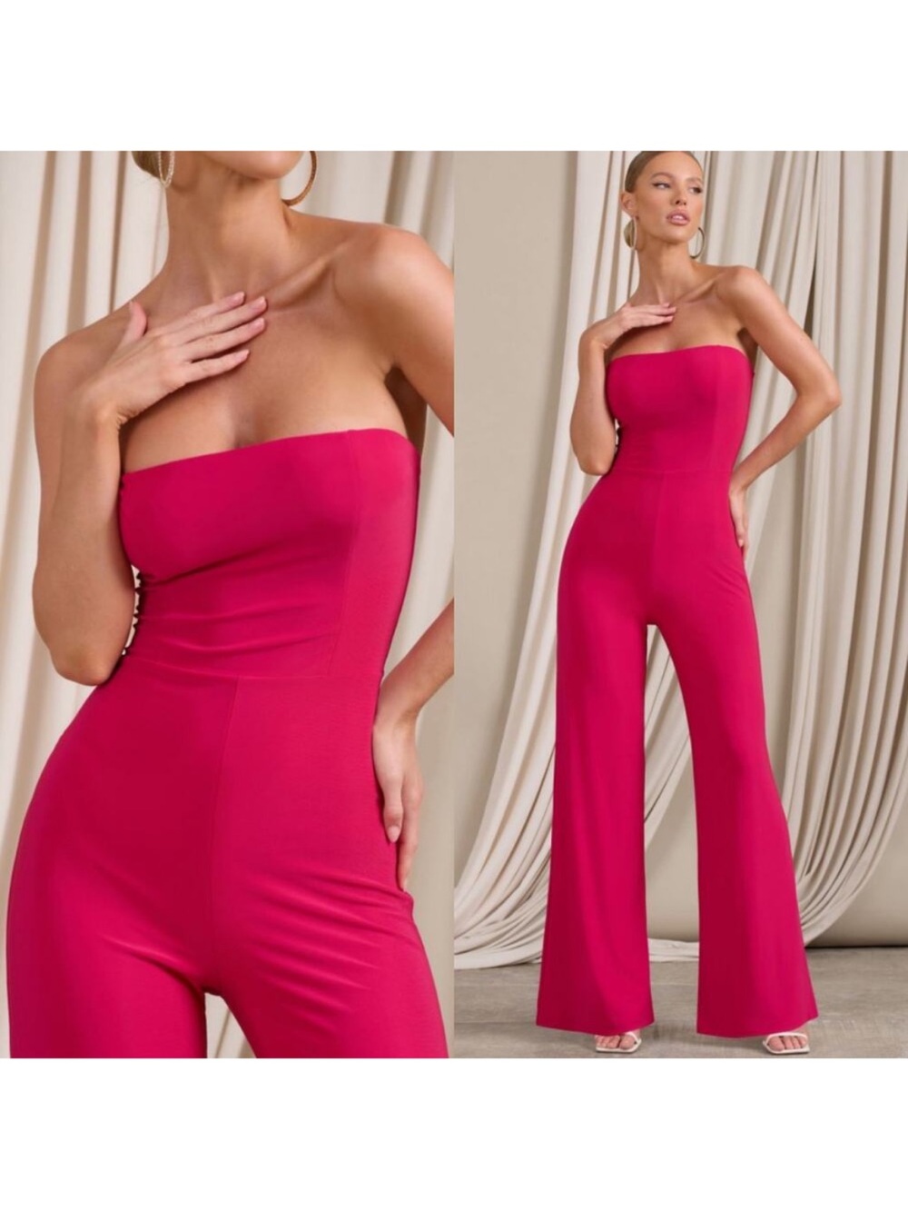 NWT Club L london hot pink jumpsuit